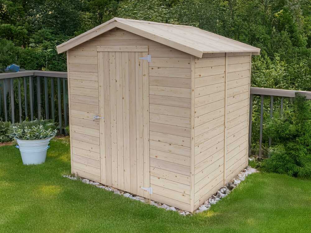 Alce Stefy 200x167 - Holz-Gerätehaus - 200x167x214 cm – Bild 2