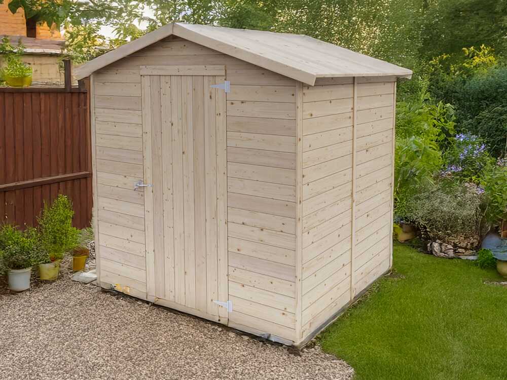 Alce Stefy 200x207 – Gerätehaus aus Holz – 200x207x214 cm – Bild 2