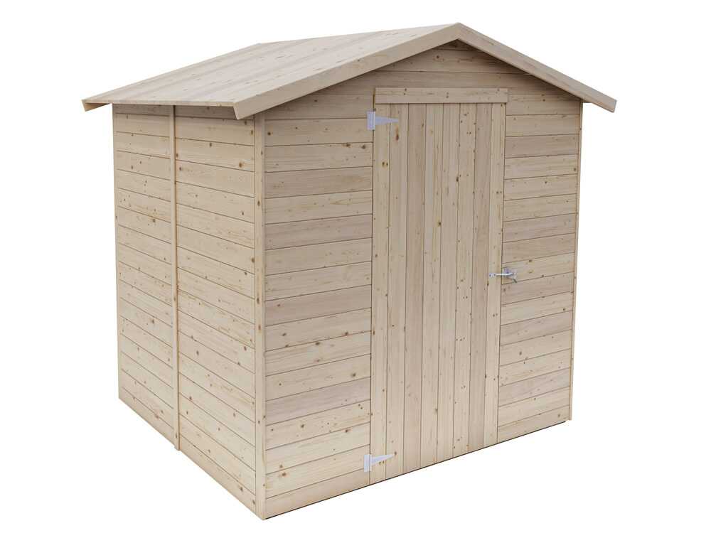 Alce Stefy 200x207 – Gerätehaus aus Holz – 200x207x214 cm – Bild 4