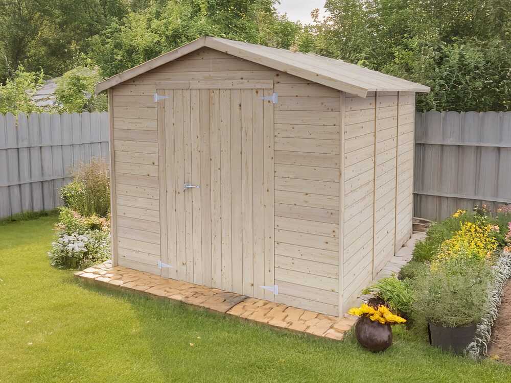 Alce Stefy 238x245 – Gartenhaus aus Holz – 238x245x220 cm – Bild 2
