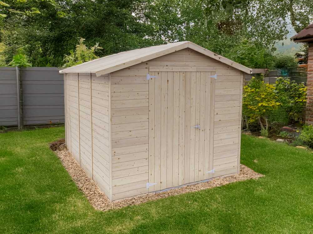 Alce Stefy 238x305 – Gartenhaus aus Holz – 238x305x220 cm