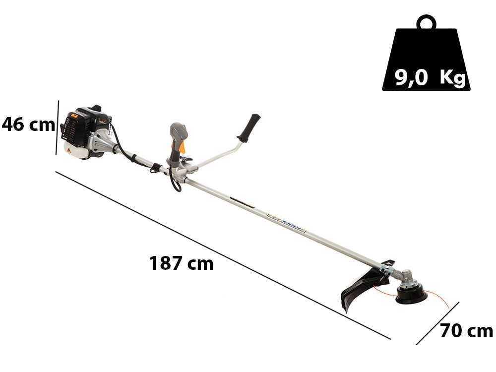Alpina ABR 42 D - Motorsense - 42.7 ccm - 3 Zähne Messer