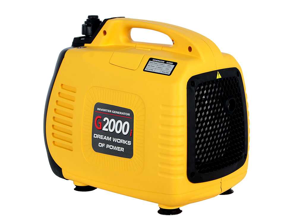 AMA G1000i - Leiser tragbarer Inverter-Stromerzeuger 0.95 kW - Dauerleistung 0.85 kW - 230V – Bild 4