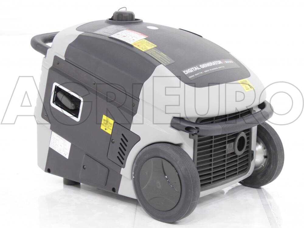 AMA G3000I - Leiser Inverter-Stromerzeuger mit Rädern 3 kW - Dauerleistung 2.8 kW - 230V – Bild 4