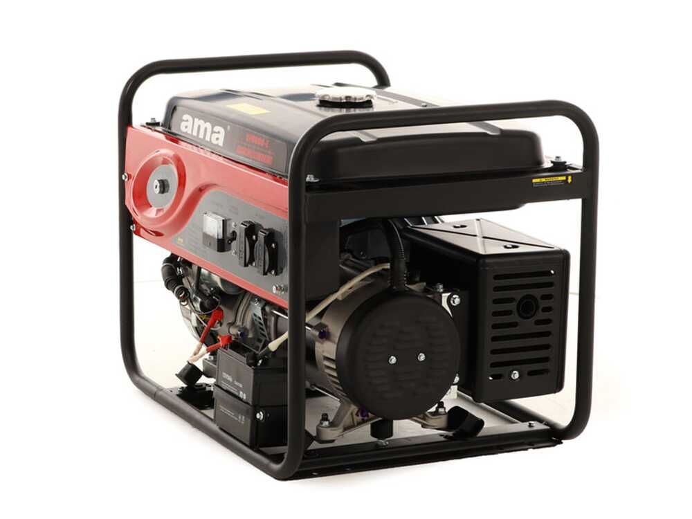 AMA QF6000E - Benzin-Stromerzeuger mit AVR-Regelung und Elektrostarter 6.5 kW - Dauerleistung 6 kW - 230V – Bild 4