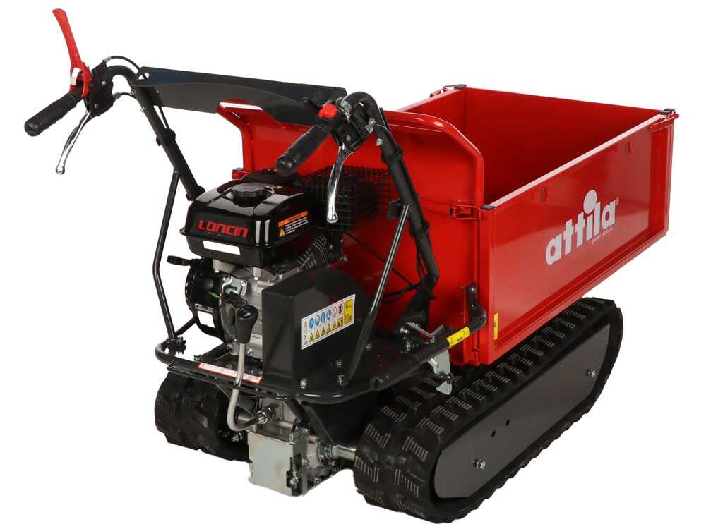 Attila ATT 500 C - Ausziehbare Raupenschubkarre - Tragfähigkeit 500 Kg – Bild 3