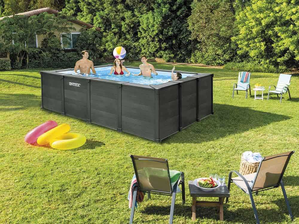 Aufstellpool Intex Graphite Grey Panel 26396NP – Bild 4