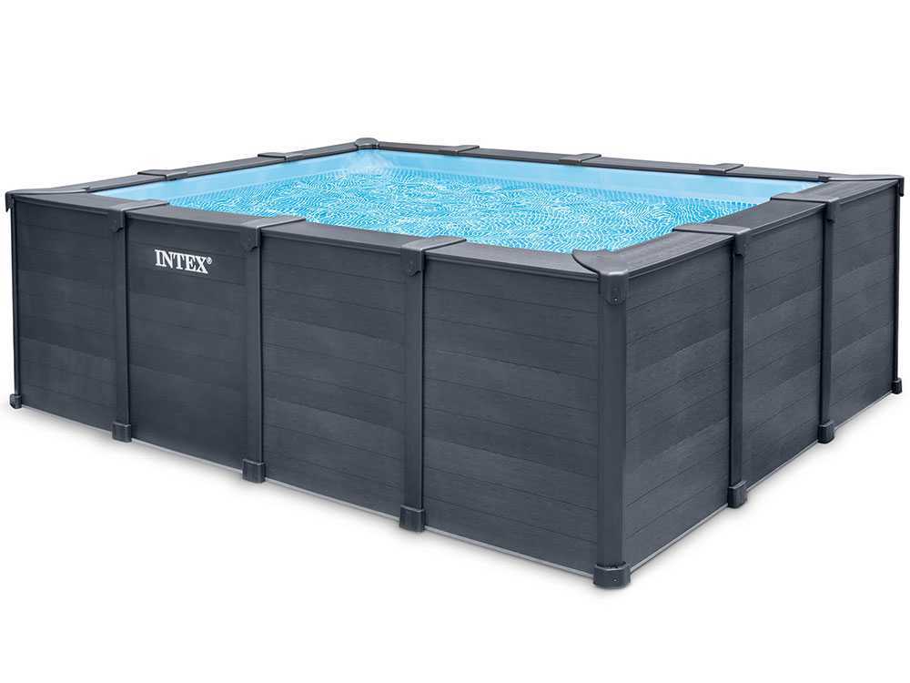 Aufstellpool Intex Graphite Grey Panel 26396NP – Bild 3