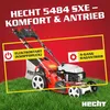 HECHT 5484 SXE Rasenmäher Benzin | mit Antrieb | Elektrostart | 46 cm Schnittbreite | 5 PS | 5in1 | 60L Fangkorb – Bild 2