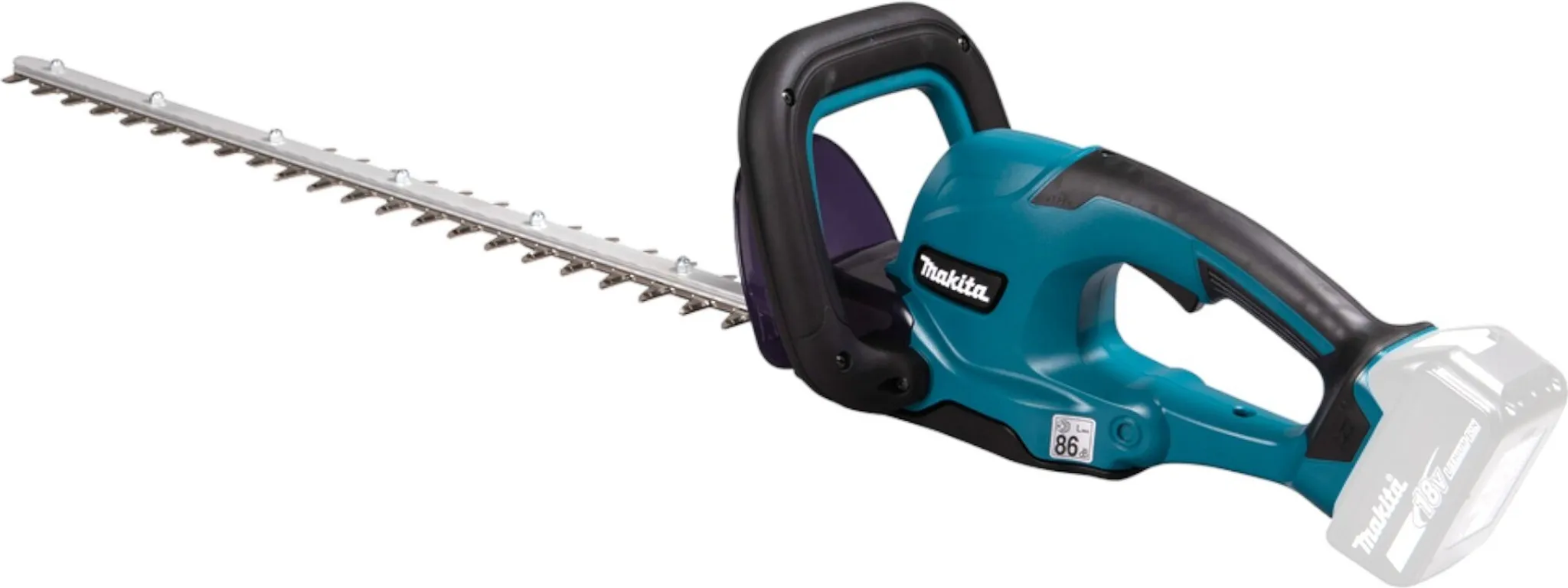 Makita DUH 607 ST2 Akku Heckenschere 18 V 60 cm + 2x Akku 5,0 Ah + Ladegerät – Bild 4