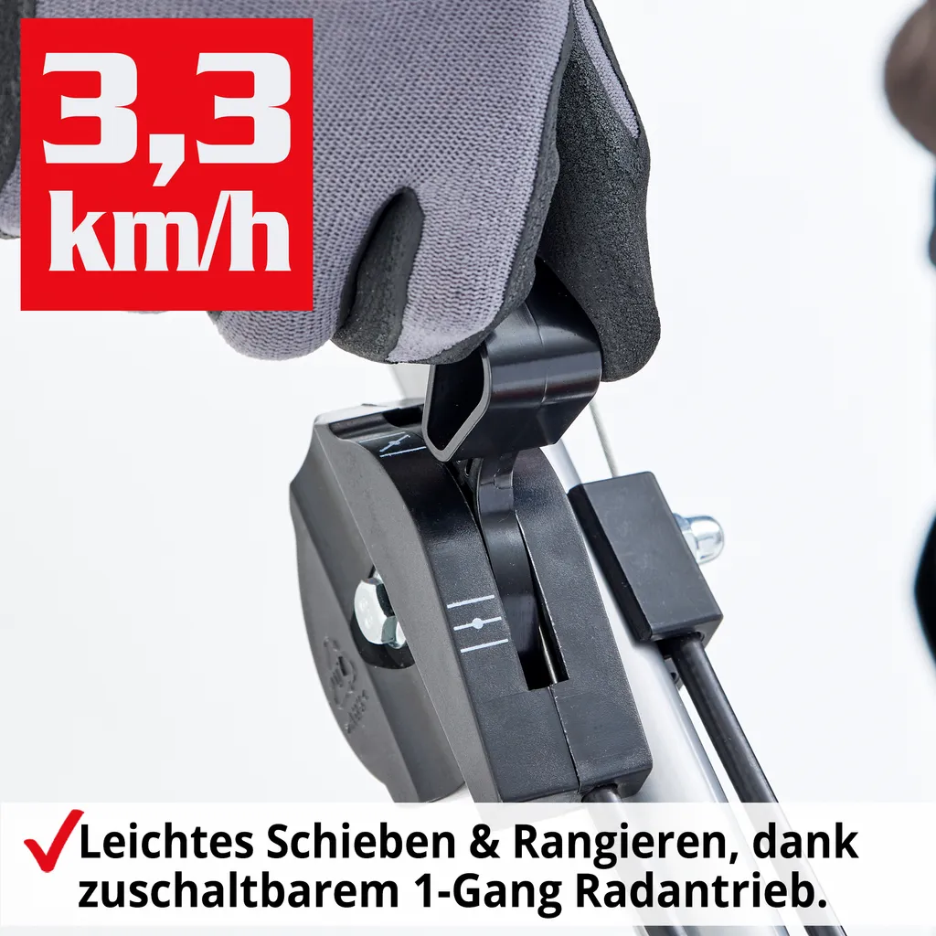 HECHT 5483 SW Rasenmäher Benzin | mit Antrieb | 46 cm Schnittbreite | 5in1 | 5 PS | 3-Rad | 60L Grasfangkorb – Bild 6