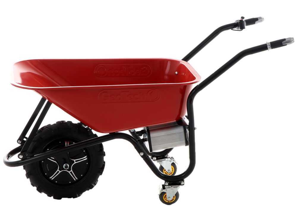 Batteriebetriebene Motorschubkarre auf Traktor Rädern Geotech CAR 150T - Akku 40V 6Ah – Bild 4