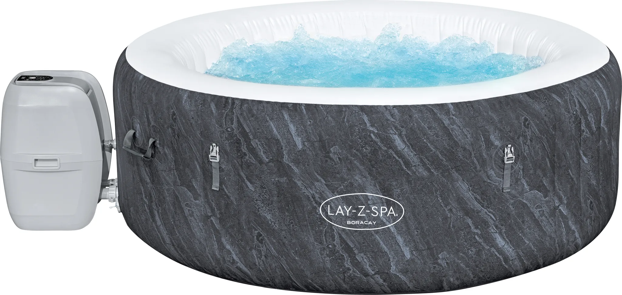 Bestway® LAY-Z-SPA® WLAN-Whirlpool Boracay AirJet™ Ø 180 x 66 cm, rund