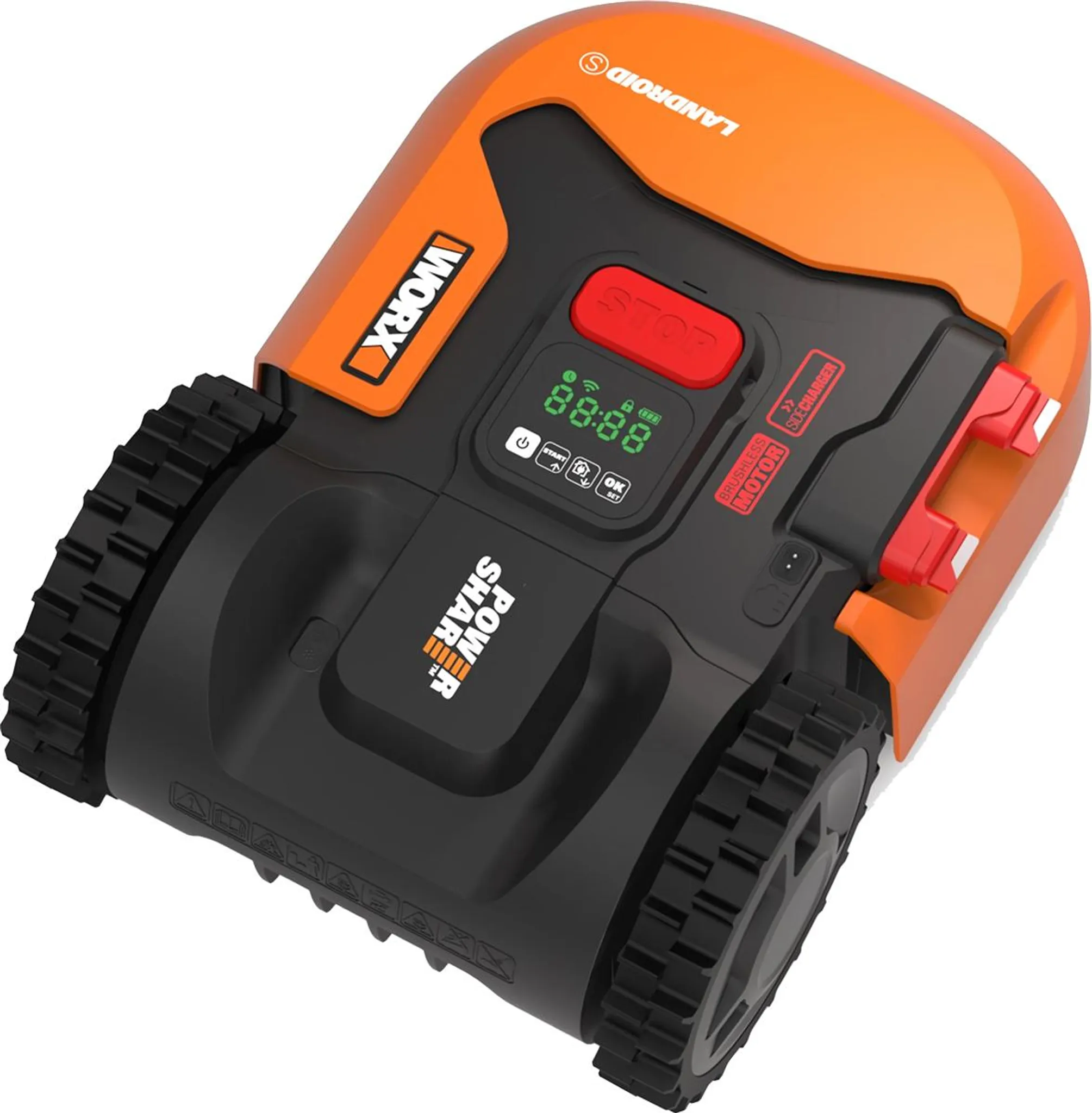 Worx Landroid S400 WR184E Mähroboter orange, für Gärten bis 400 m² Fläche – Bild 4