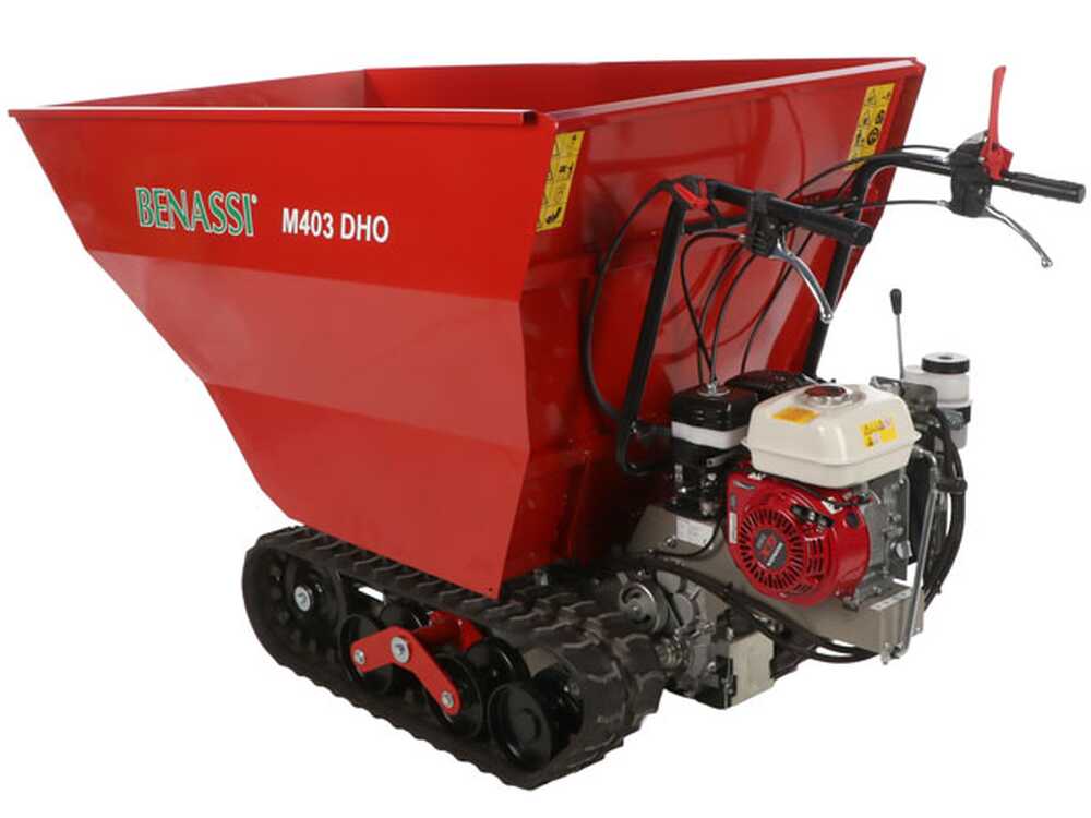 Benassi M403DHO – Raupendumper – Hydraulische Hochkippmulde - Tragfähigkeit 400 kg – Bild 4