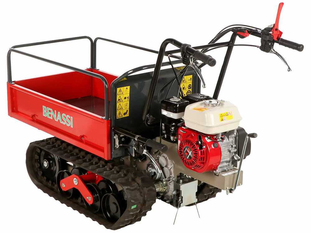 Benassi M503 – Raupen-Motorschubkarre mit erweiterbarer Mulde – Tragfähigkeit 550 kg – Bild 3