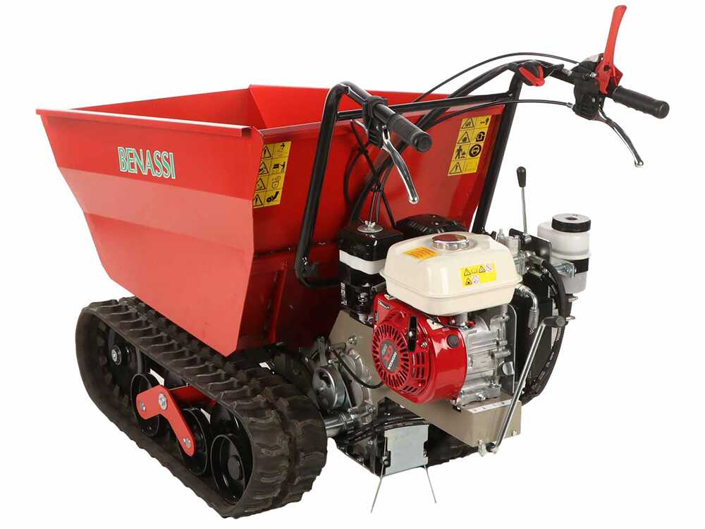 Benassi M503DH – Raupendumper – Hydraulischer Kippmuldenaufsatz – Tragfähigkeit 550 kg – Bild 3