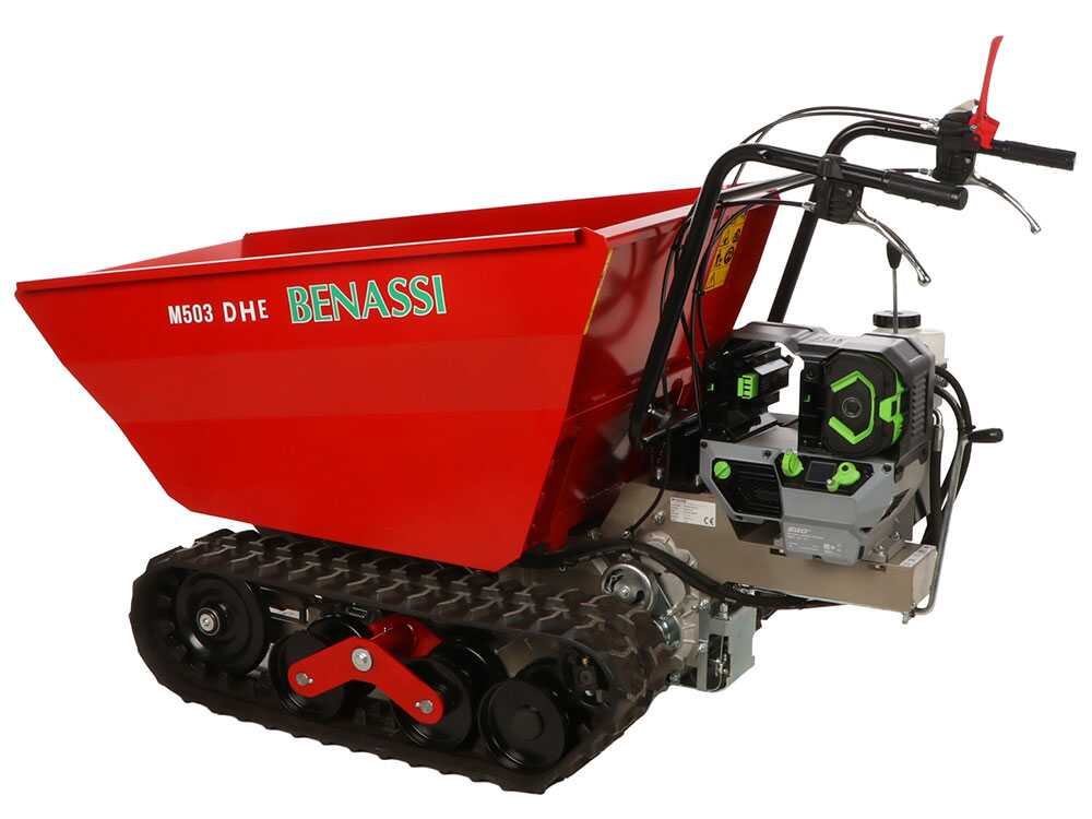 Benassi M503E DH - Akku-Raupendumper mit EGO-Motor - 56V 12Ah - mit hydraulischem Kippsystem – Bild 4