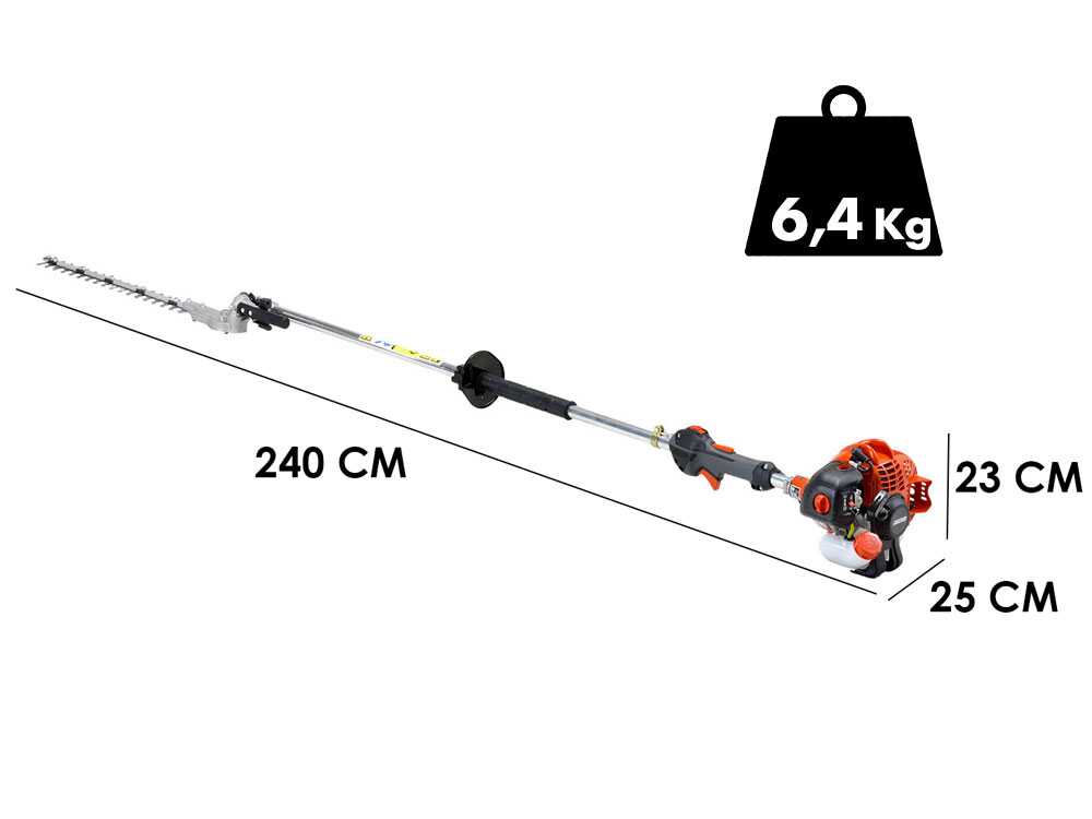 Benzin-Heckenschere auf Verlängerungsschaft Echo HCA-236ESLW - Schwert 52 cm - 0,96 PS