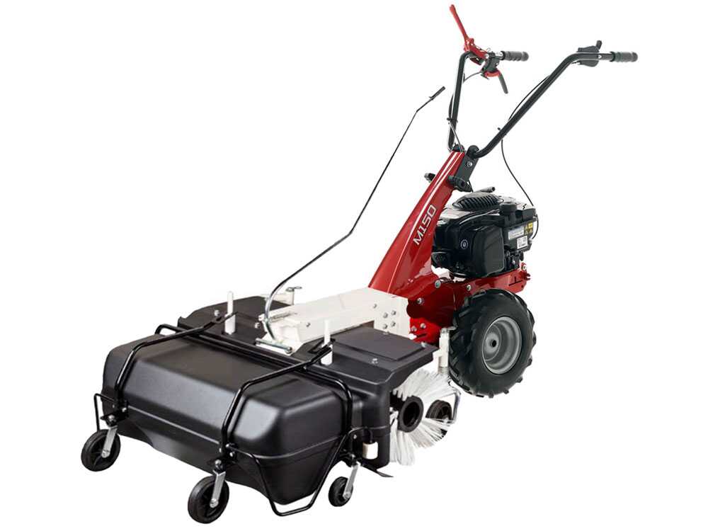 Benzin Kehrmaschine Eurosystems Minieffe M150 Breite 88 cm mit Aufsammelbehälter