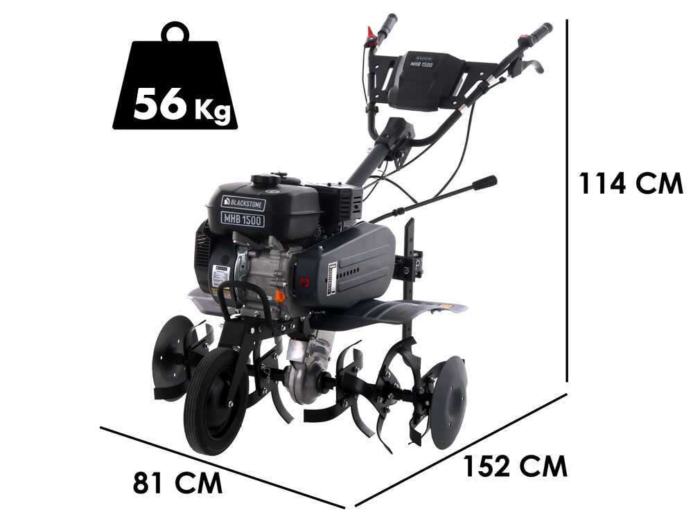Benzin-Motorhacke BlackStone MHB 1500 - Benzinmotor 212ccm