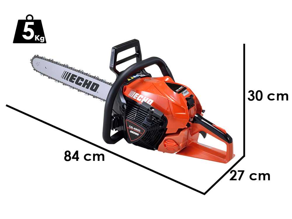 Benzin-Motorsäge Echo CS 4920ES - Schwert 45 cm
