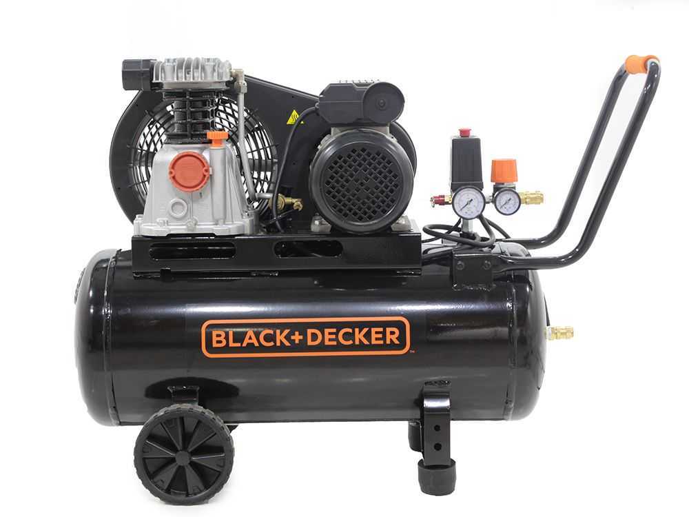 Black & Decker BD 220/100 2M - Elektrischer Kompressor mit Riemenantrieb - Motor 2PS -100Lt