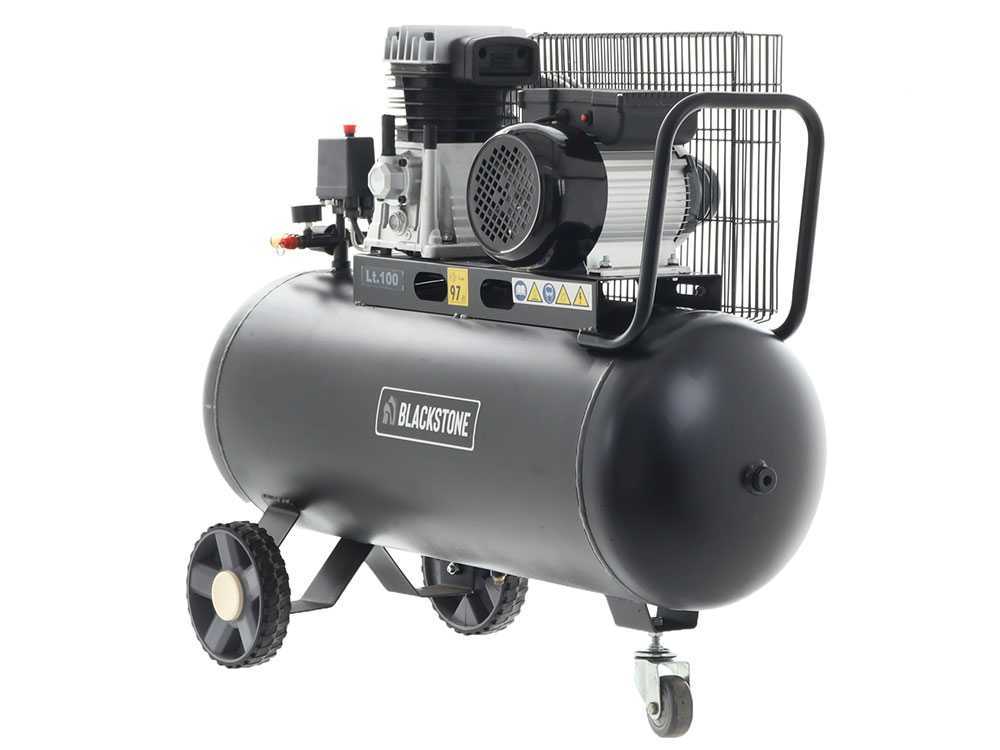 BlackStone B-LBC 100-20 elektrischer Luftkompressor mit Riemenantrieb- 2 PS Motor - 100 Liter – Bild 4