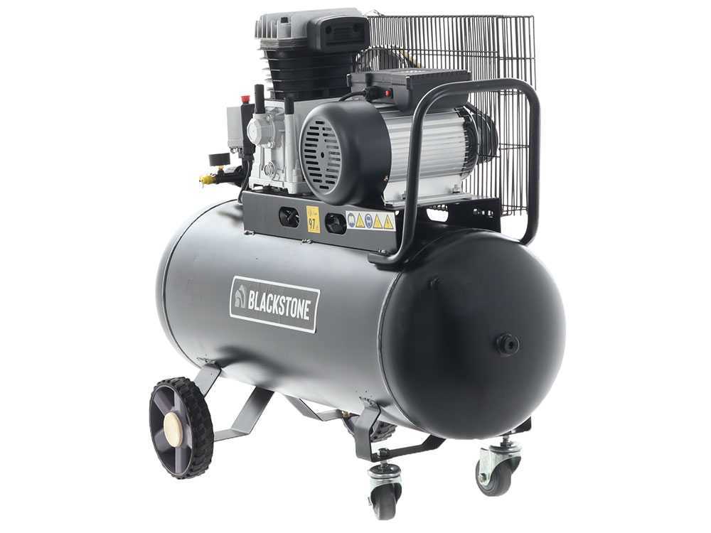 BlackStone B-LBC 100-30 - Elektrischer Luftkompressor - Motor 3 HP - 100 lt - mit Riemenantrieb – Bild 3