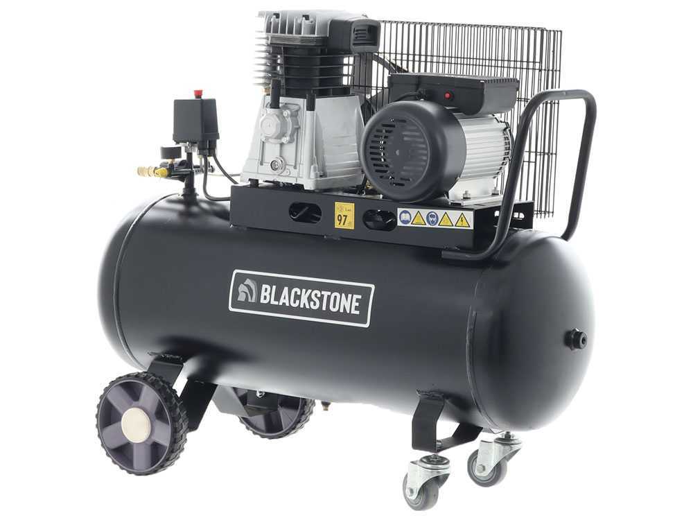 BlackStone B-LBC 100-30 - Elektrischer Luftkompressor - Motor 3 HP - 100 lt - mit Riemenantrieb – Bild 2
