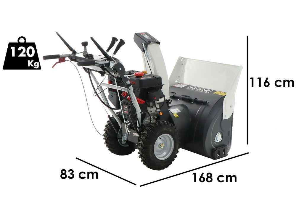 BlackStone B-ST 76 LWE - Benzin-Schneefräse - Loncin 180F(D)S