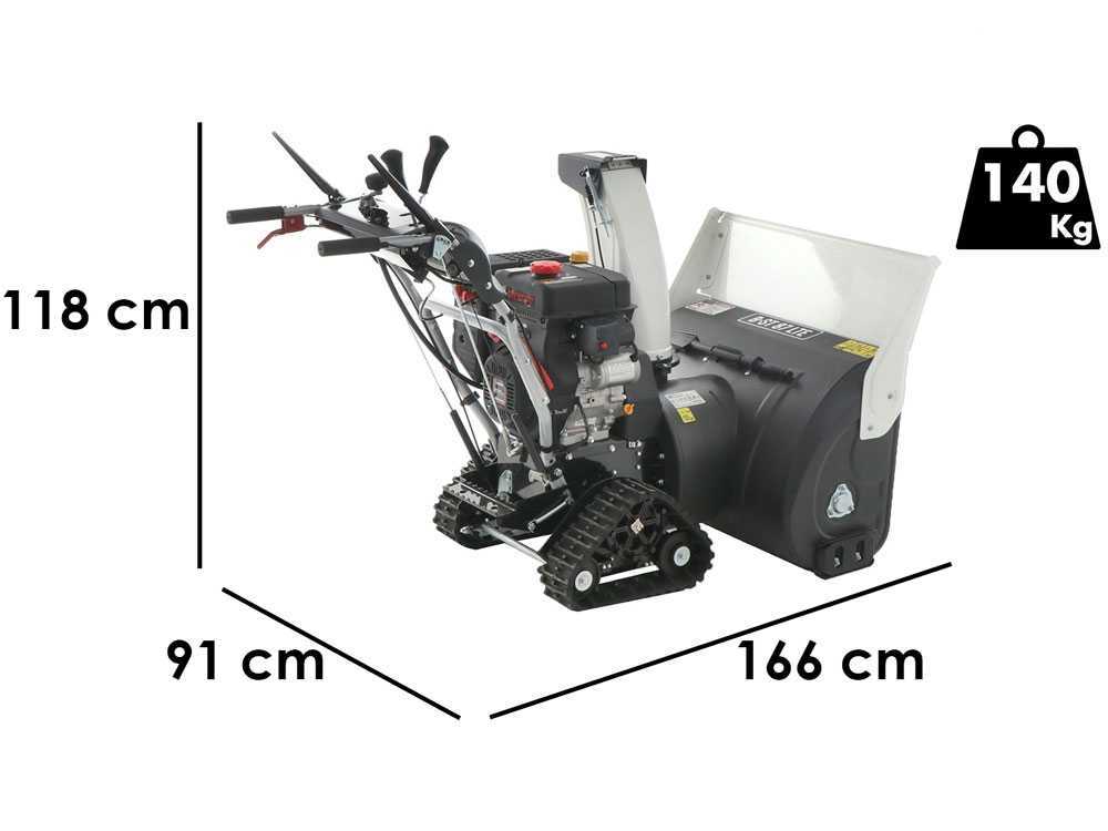 BlackStone B-ST 87 LTE - Benzin-Schneefräse - Raupenantrieb - Loncin 190F(D)S