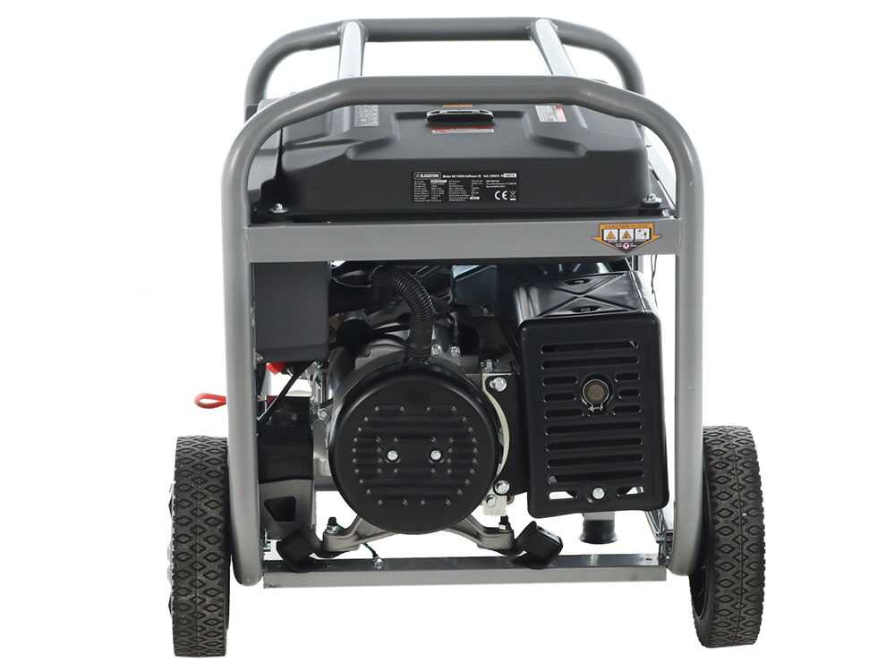 Blackstone BG 11050 - Benzin-Stromerzeuger mit Rädern und AVR-Regelung 7.8 kW - Dauerleistung 7.5 kW Full-Power – Bild 4