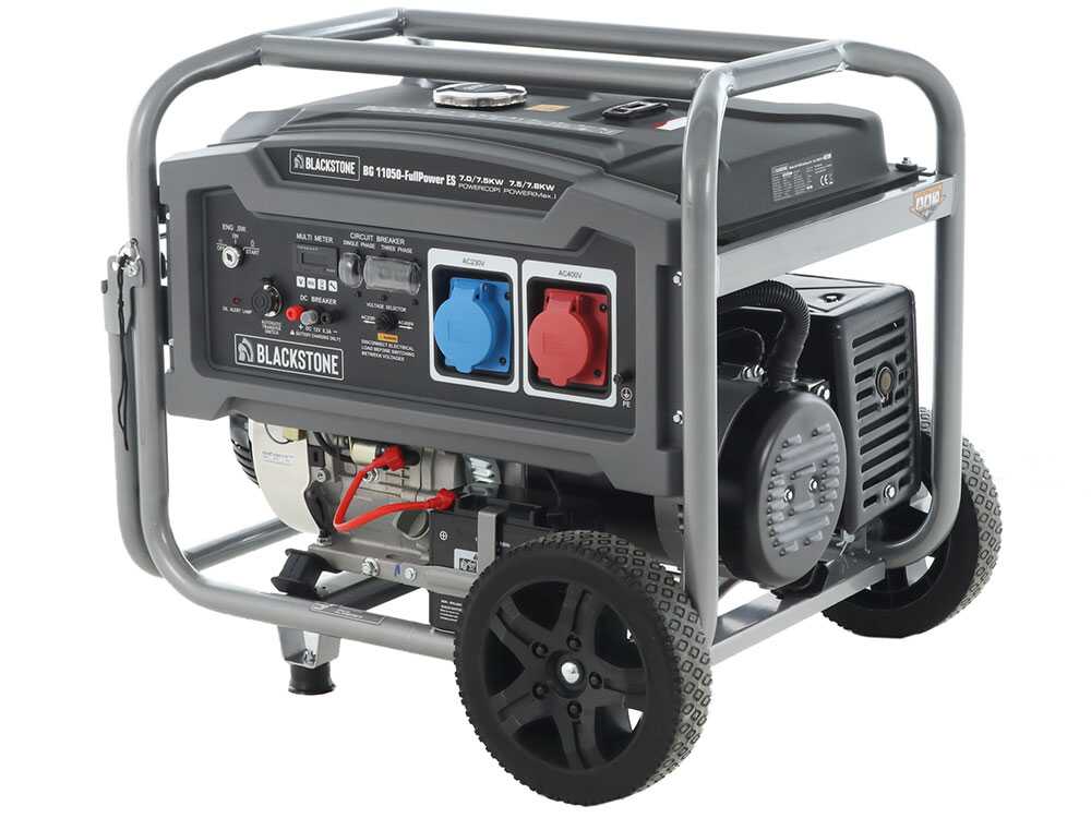Blackstone BG 11050 - Benzin-Stromerzeuger mit Rädern und AVR-Regelung 7.8 kW - Dauerleistung 7.5 kW Full-Power – Bild 3
