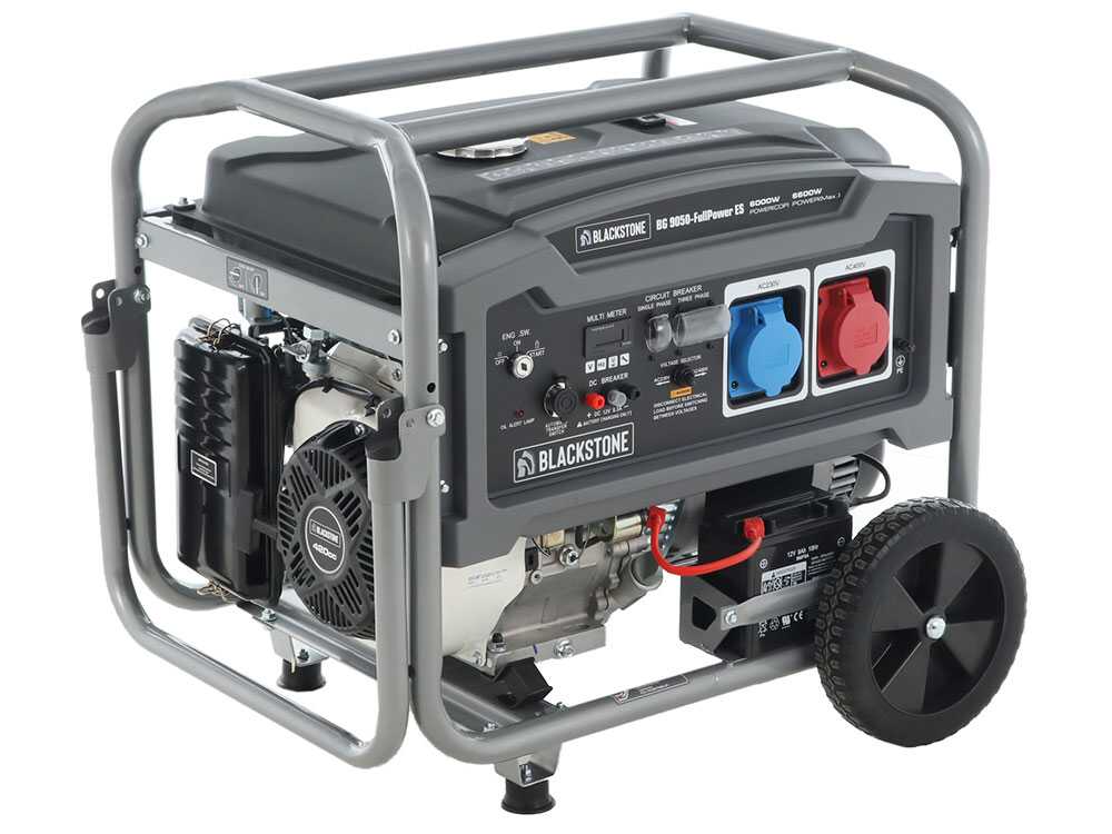 Blackstone BG 9050 - Benzin-Stromerzeuger mit Rädern und AVR-Regelung 6.6 kW - Dauerleistung 6 kW Full-Power – Bild 2