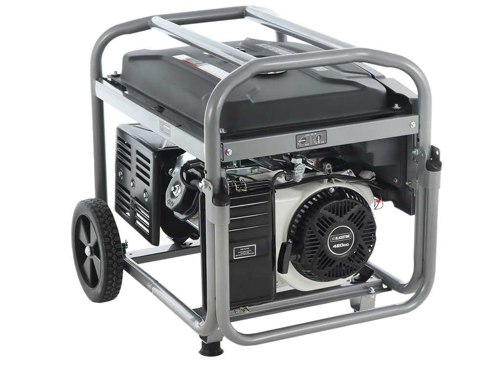 Blackstone BG 9050 - Benzin-Stromerzeuger mit Rädern und AVR-Regelung 6.6 kW - Dauerleistung 6 kW Full-Power – Bild 4