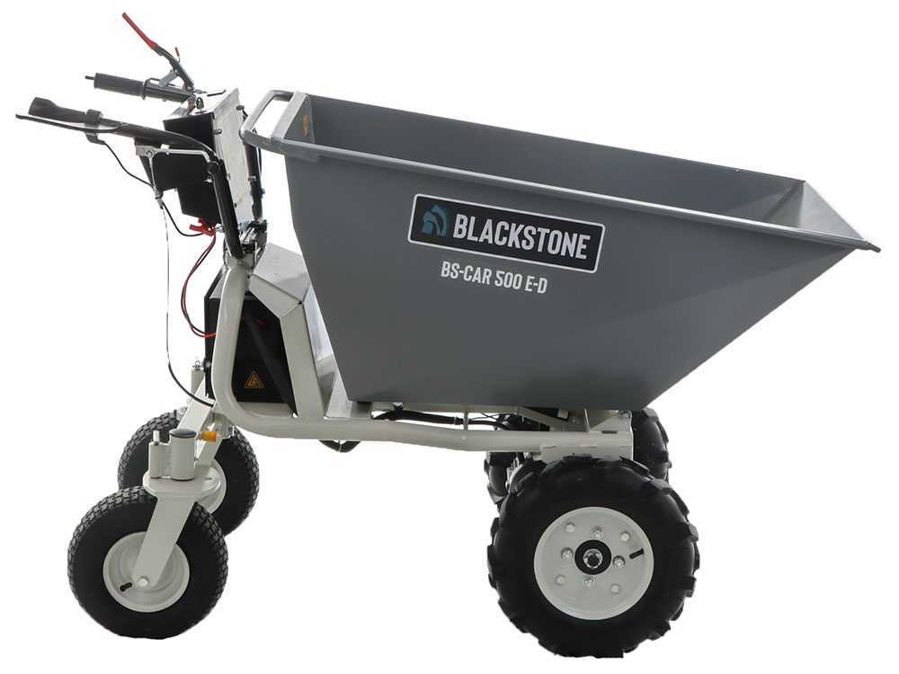 BlackStone BS-CAR 500 E-D - Akku-Schubkarre - Batterie 48V/25Ah – Bild 4