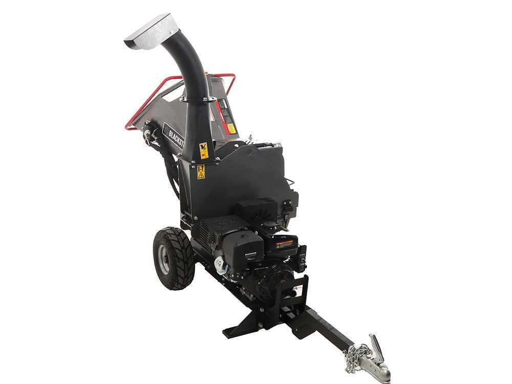 Blackstone BSFC 1600 LE - Häcksler - Anhängerkupplung - Benzinmotor Loncin – Bild 3