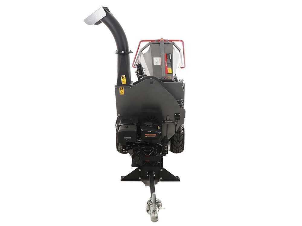 Blackstone BSFC 1600 LE - Häcksler - Anhängerkupplung - Benzinmotor Loncin – Bild 4