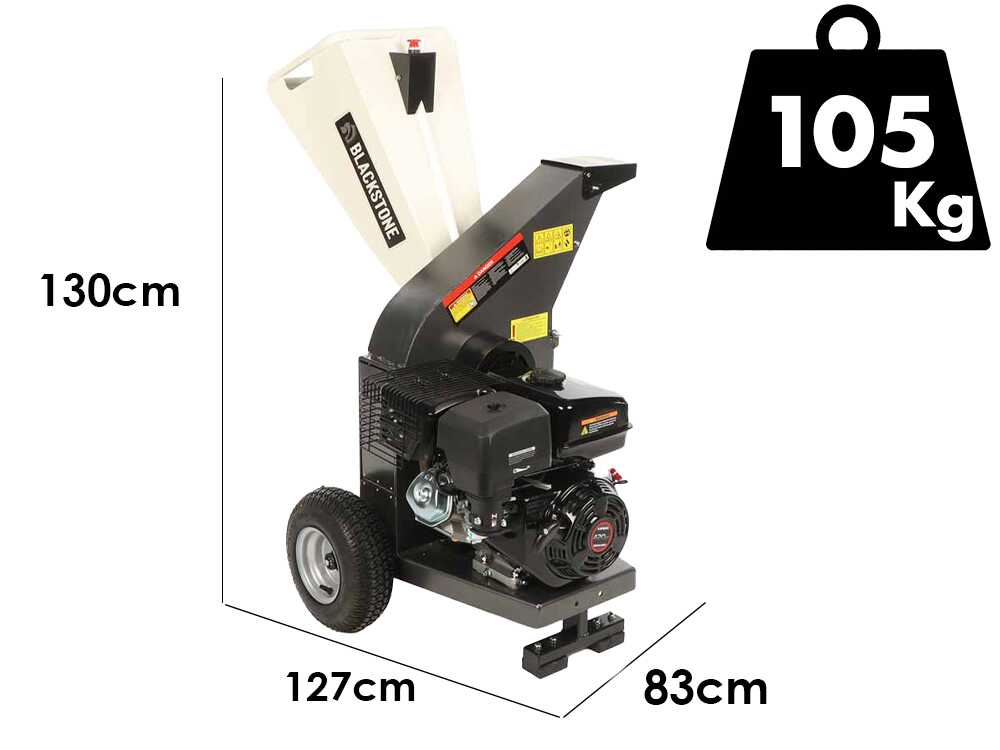 BlackStone DSP 150 L - Häcksler mit Loncin Benzinmotor 420ccm