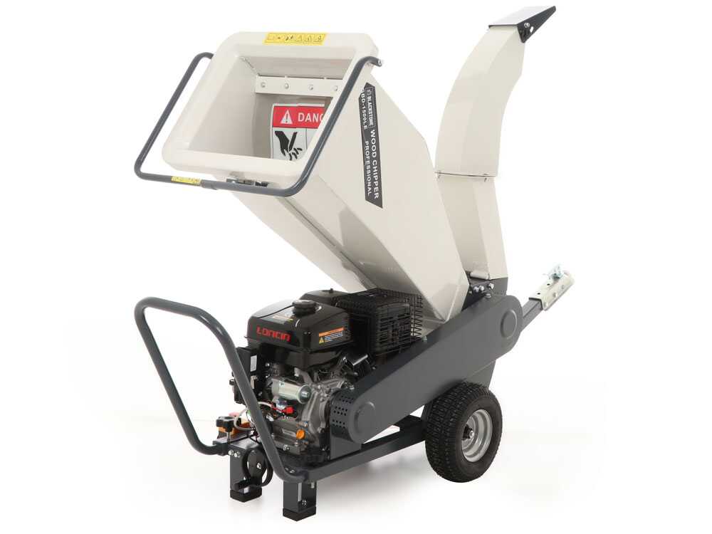 BlackStone GBD-1500 LE - Profi Benzin Häcksler , Motor Loncin 15 PS – Bild 4