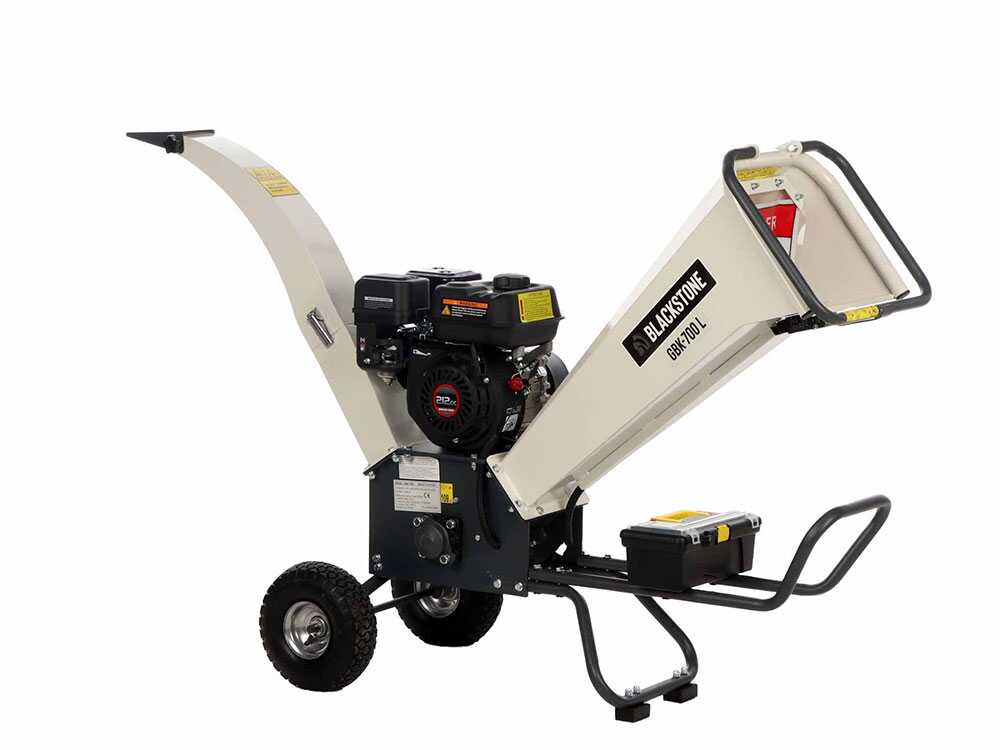 BlackStone GBK-700 L - Profi Benzin Häcksler , Motor Loncin 7 PS – Bild 3