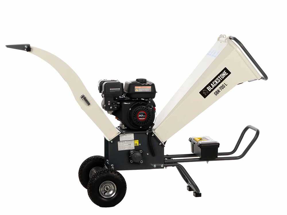 BlackStone GBK-700 L - Profi Benzin Häcksler , Motor Loncin 7 PS – Bild 4