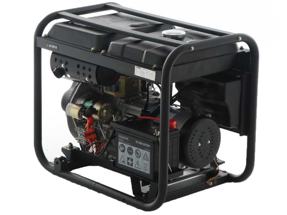 Blackstone OFB 6000 D-ES - Diesel-Stromerzeuger mit AVR-Regelung 5.3 kW - Dauerleistung 5 kW - 230V – Bild 2