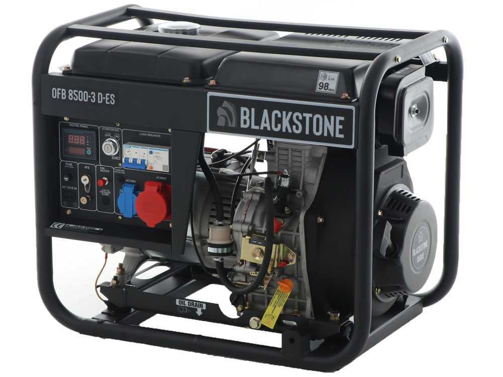Blackstone OFB 8500-3 D-ES - Diesel-Stromerzeuger mit AVR-Regelung 6.3 kW - Dauerleistung 6 kW - 400V – Bild 3