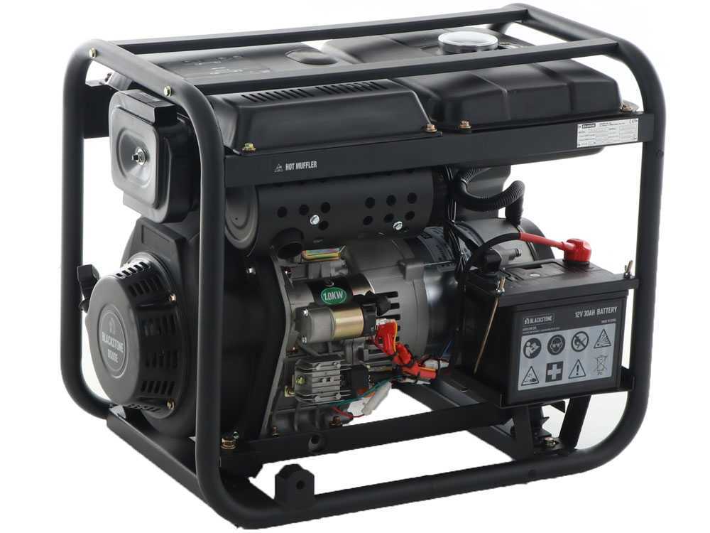 Blackstone OFB 8500-3 D-ES FP - Diesel-Stromerzeuger mit AVR-Regelung 6.4 kW - Dauerleistung 5.6 kW Full-Power – Bild 4