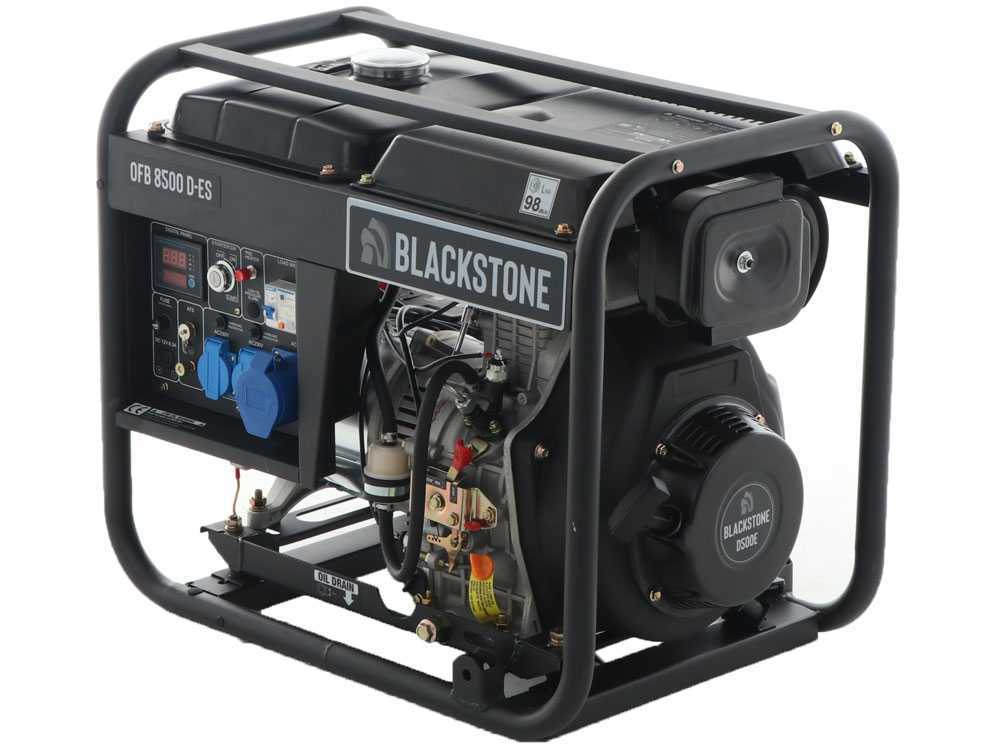 Blackstone OFB 8500 D-ES - Diesel-Stromerzeuger mit AVR-Regelung 6.3 kW - Dauerleistung 6.0 kW - 230V – Bild 4