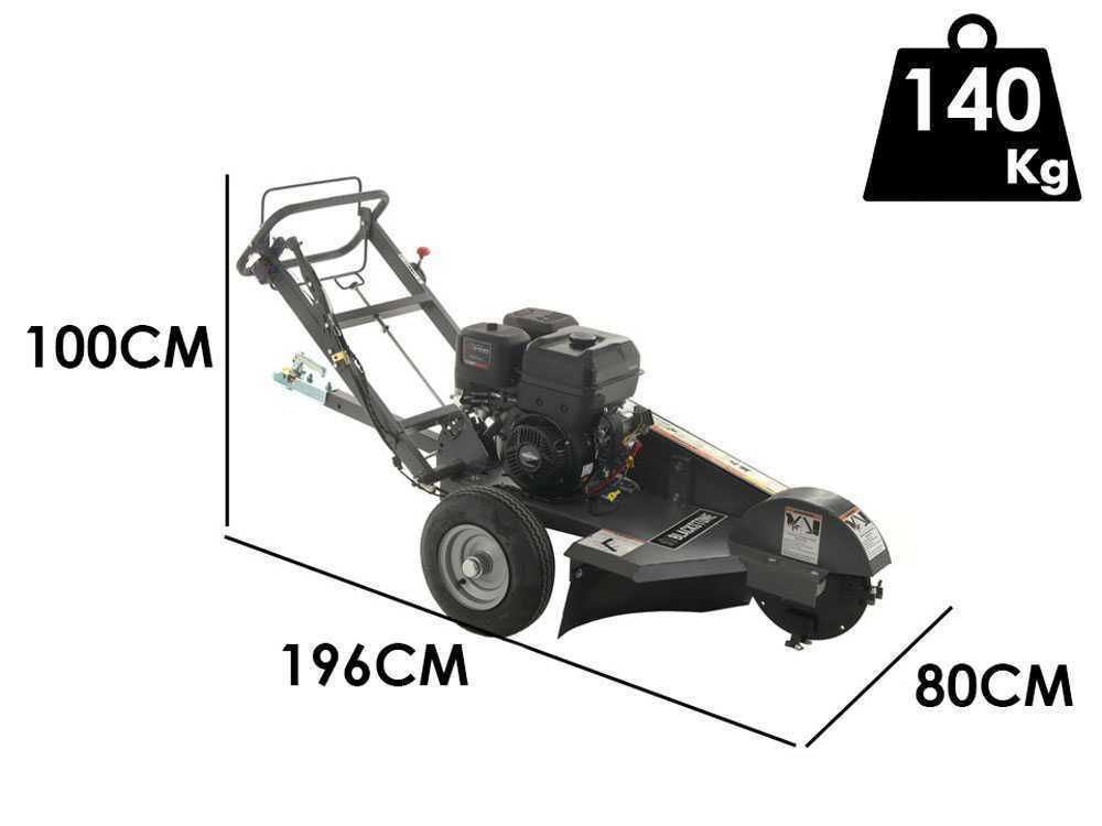 BlackStone SG 420 B&S ES PRO - Baumstumpffräse - Motor B&S XR2100 420 ccm - Schneidegerät mit 8 Wolframkarbidhämmern