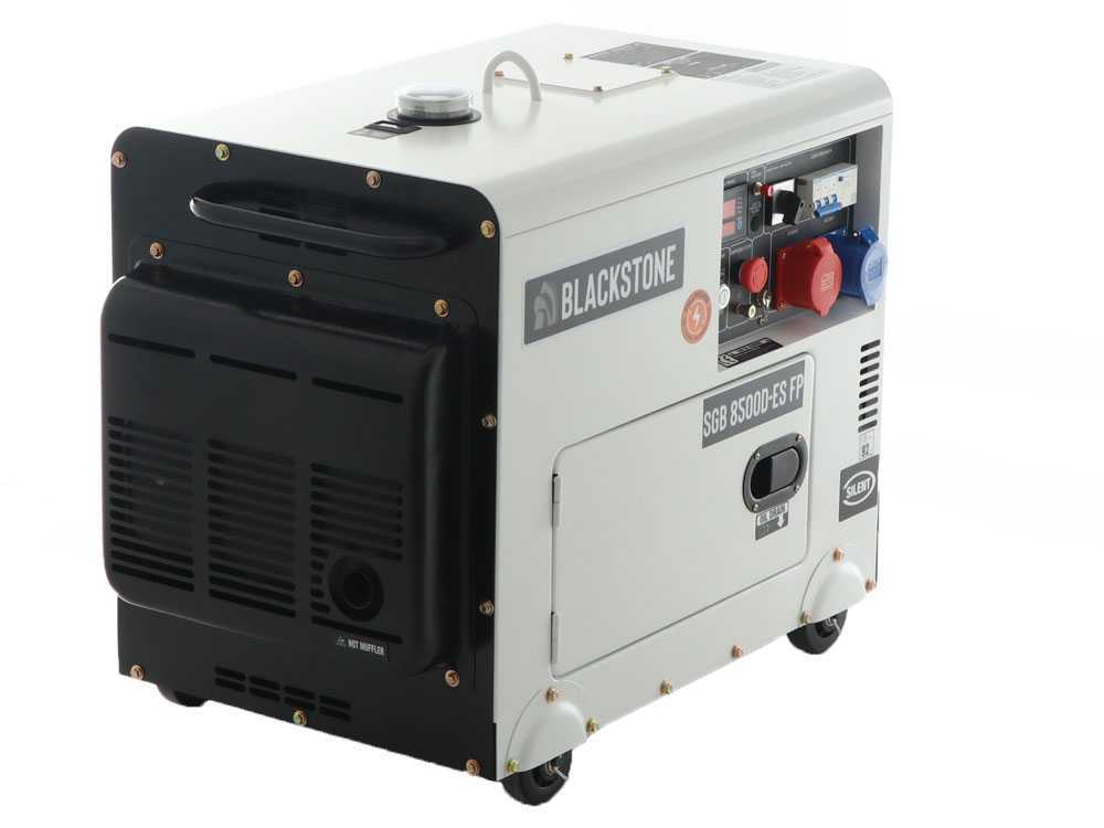 Blackstone SGB 8500 D-ES FP - Leiser Diesel-Stromerzeuger mit AVR-Regelung 6.3 kW - Dauerleistung 6 kW Full-Power – Bild 4