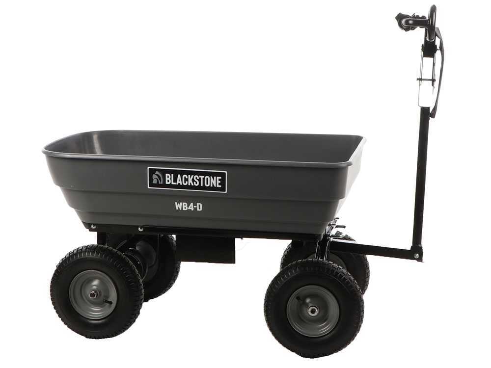 BlackStone WB4-D - Akku-Schubkarre - mit Rädern - 24V/12Ah Akku – Bild 4